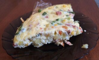 фриттата в мультиварке с овощами