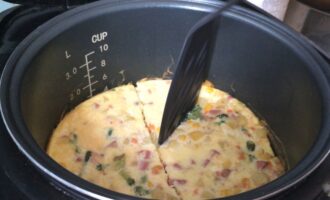 фриттата в мультиварке redmond